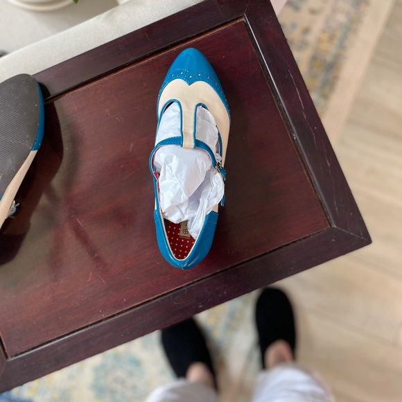 Vintage Inspired Patten Leather  Baby Jane Shoes sz.8 - Picture 5 of 10